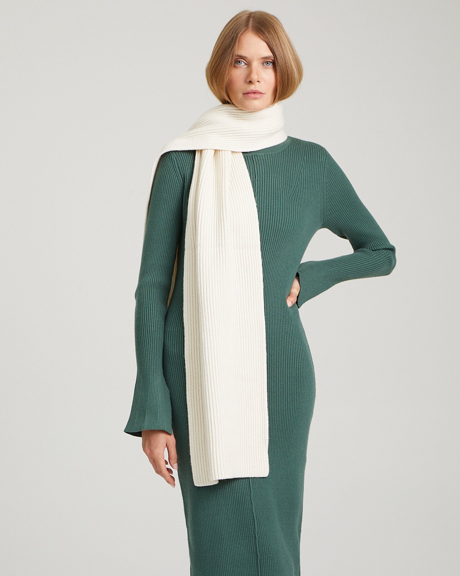 Широкий шарф 2