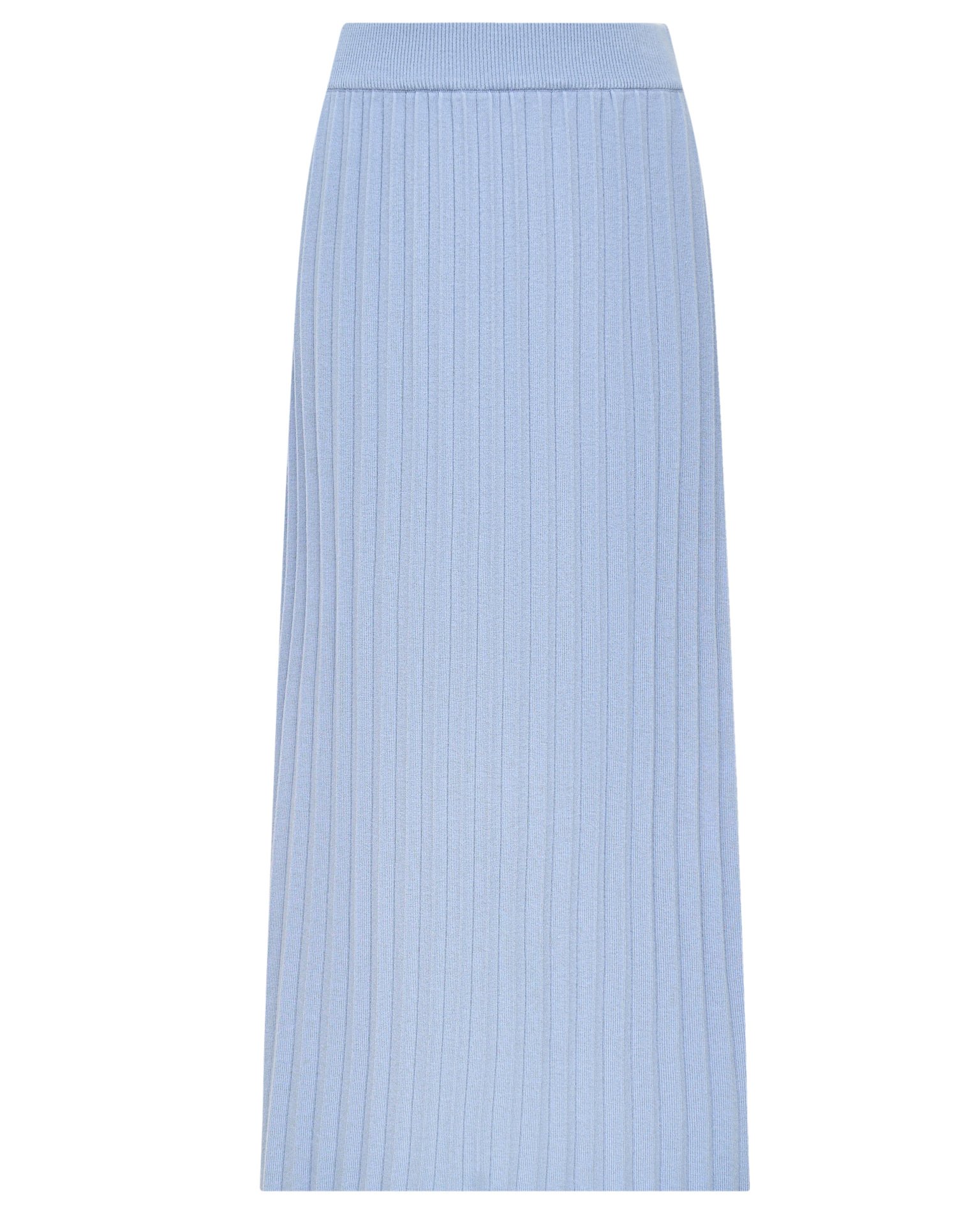 Голубая плиссированная юбка 9