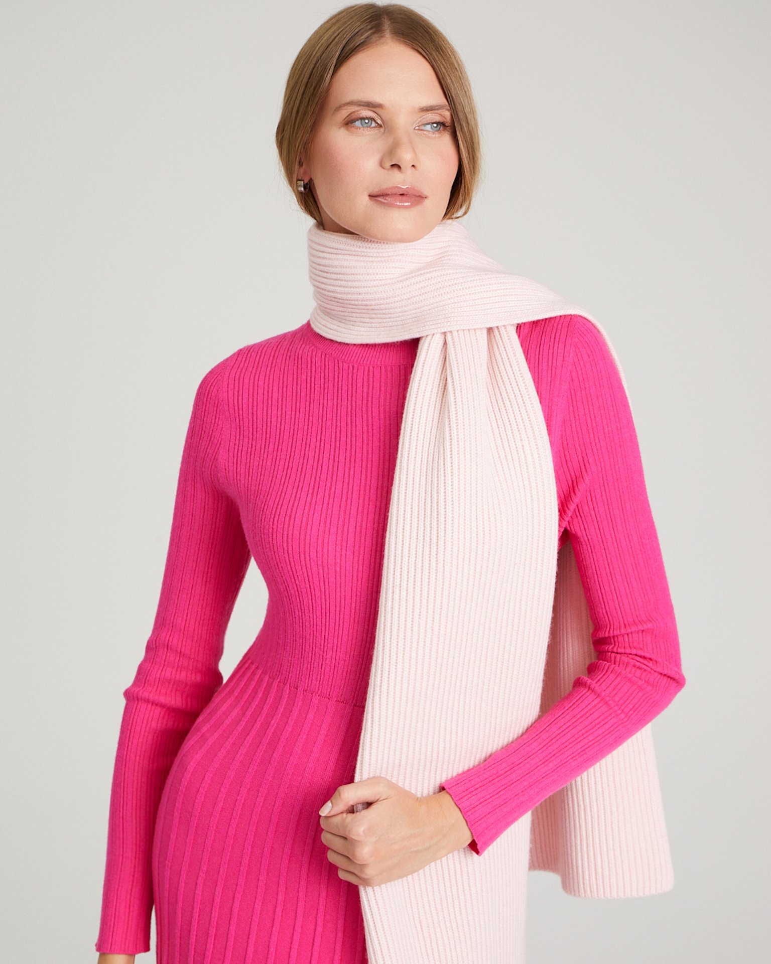 Широкий шарф 3