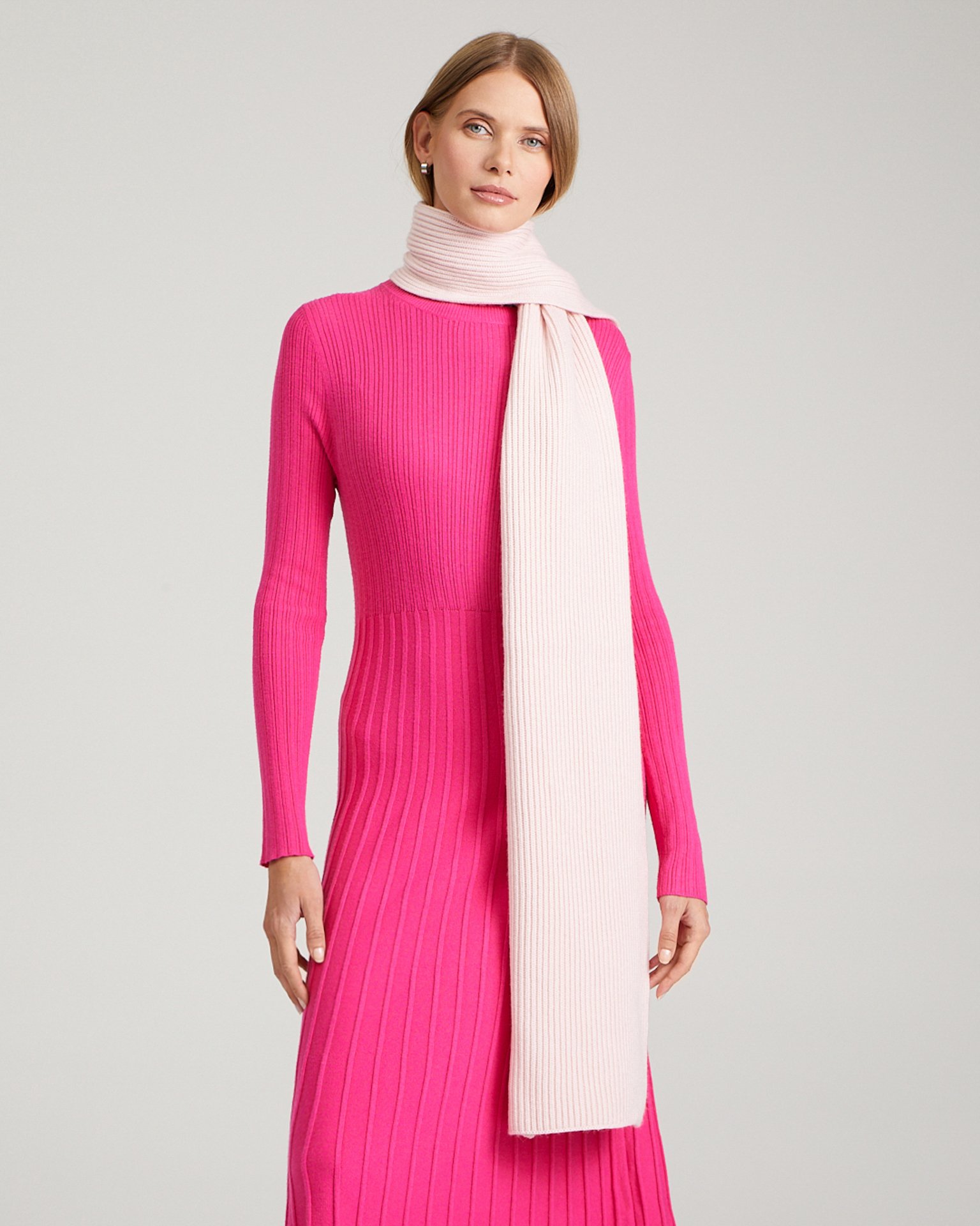 Широкий шарф 5