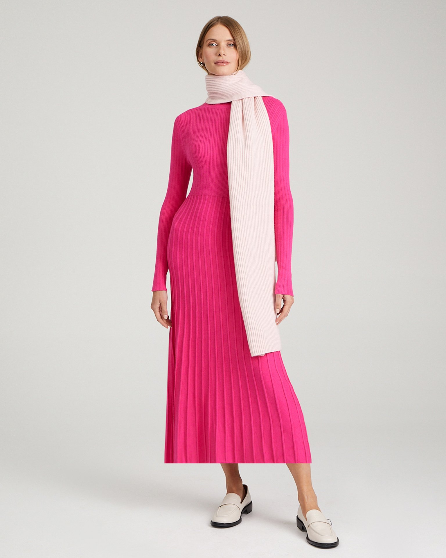 Широкий шарф 4