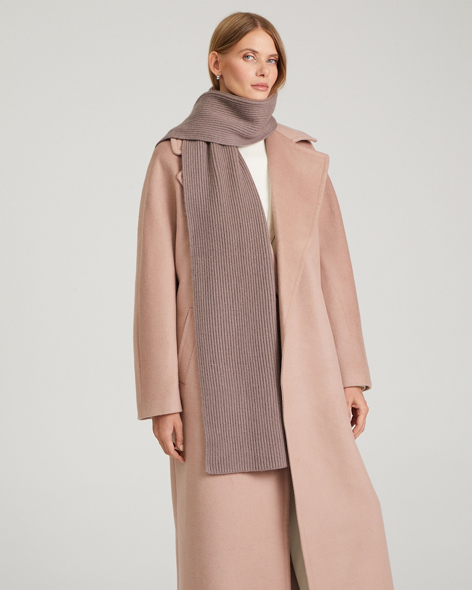 Широкий шарф 4