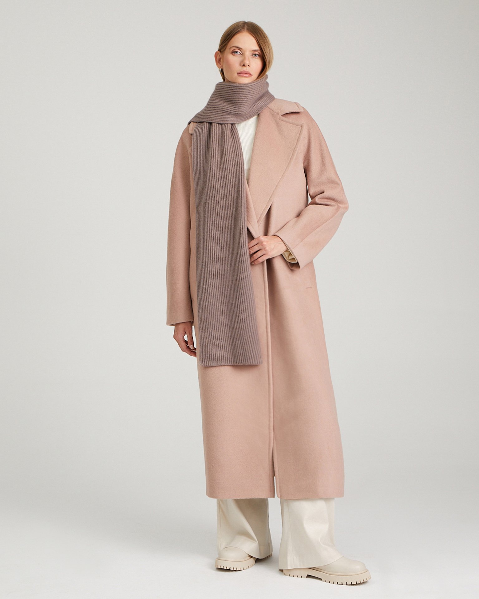 Широкий шарф 3