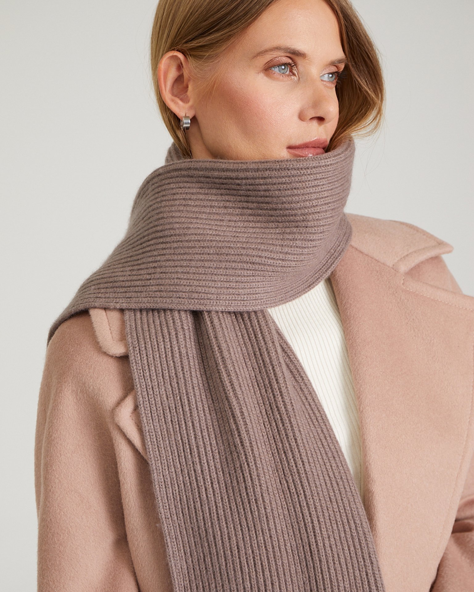 Широкий шарф 5