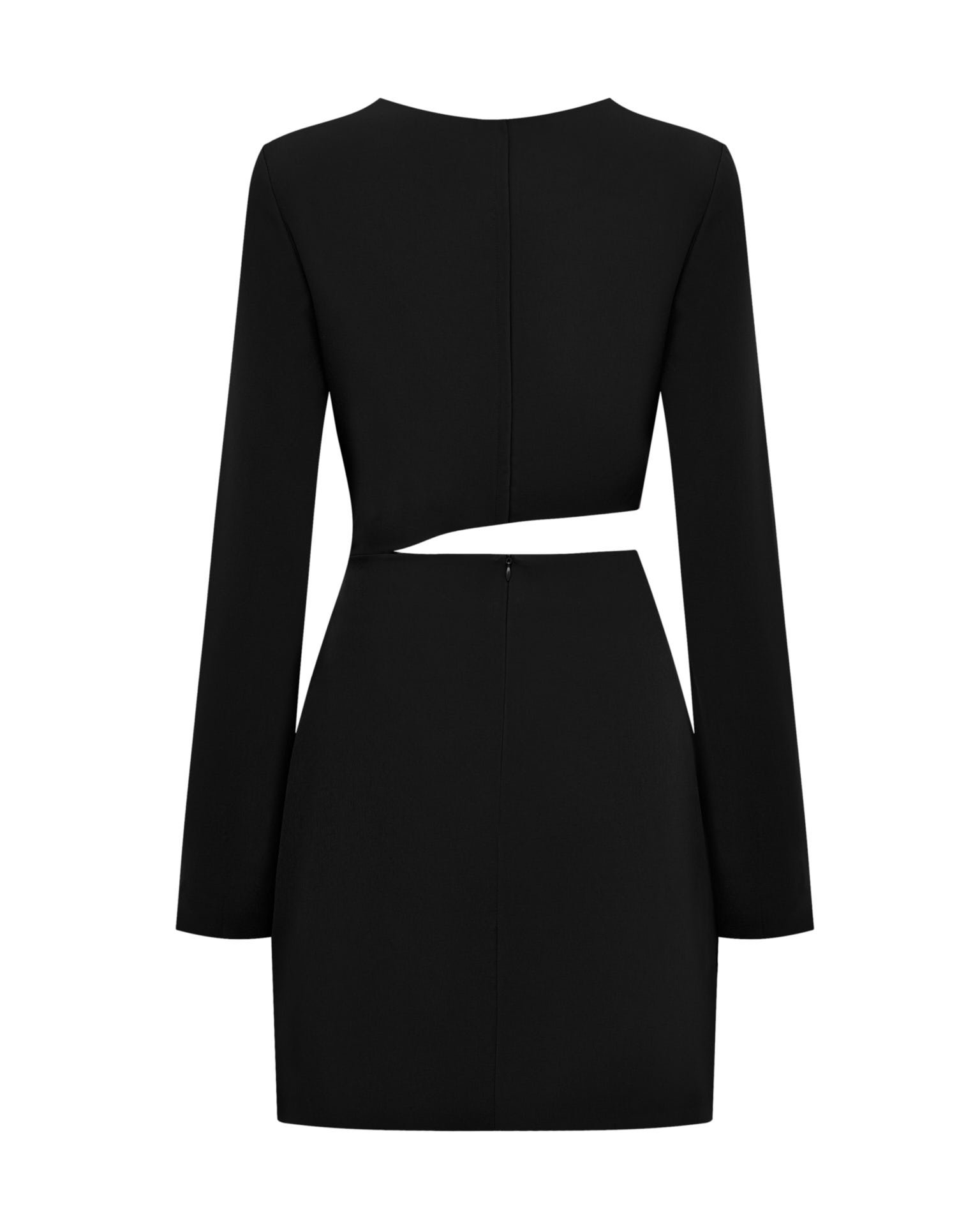 Платье с разрезом на талии 9