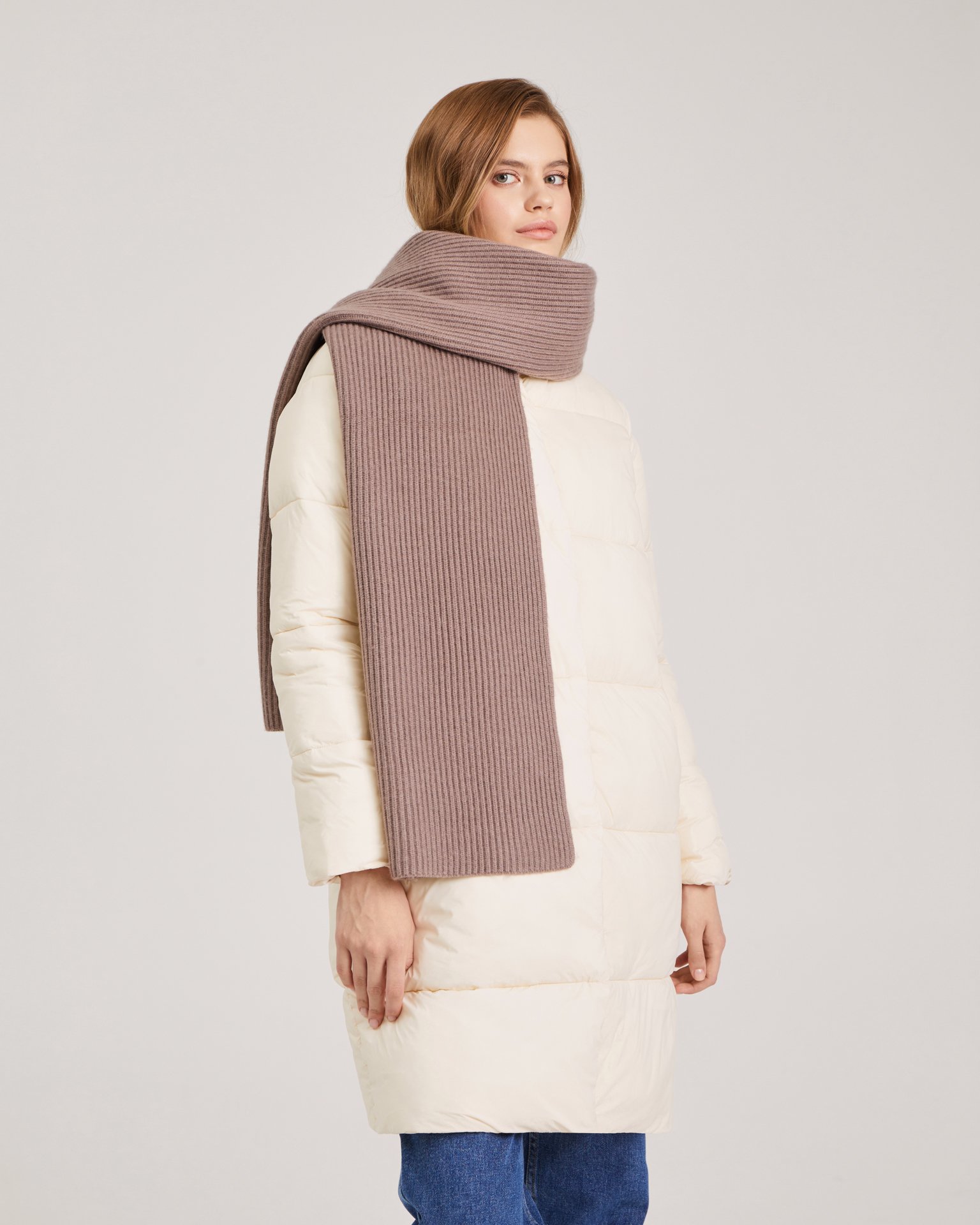 Широкий шарф 1