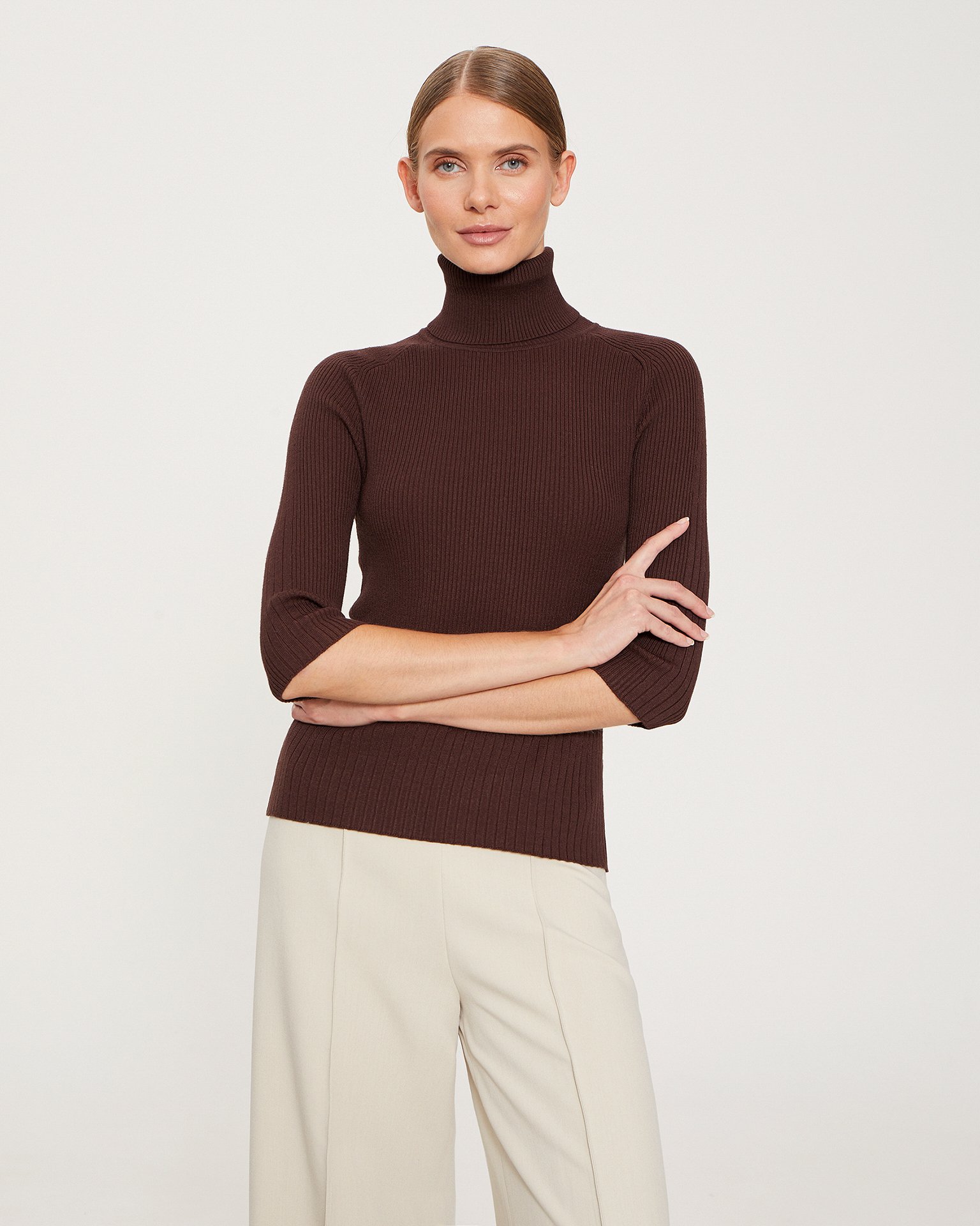 Джемпер с рукавами ¾ 1