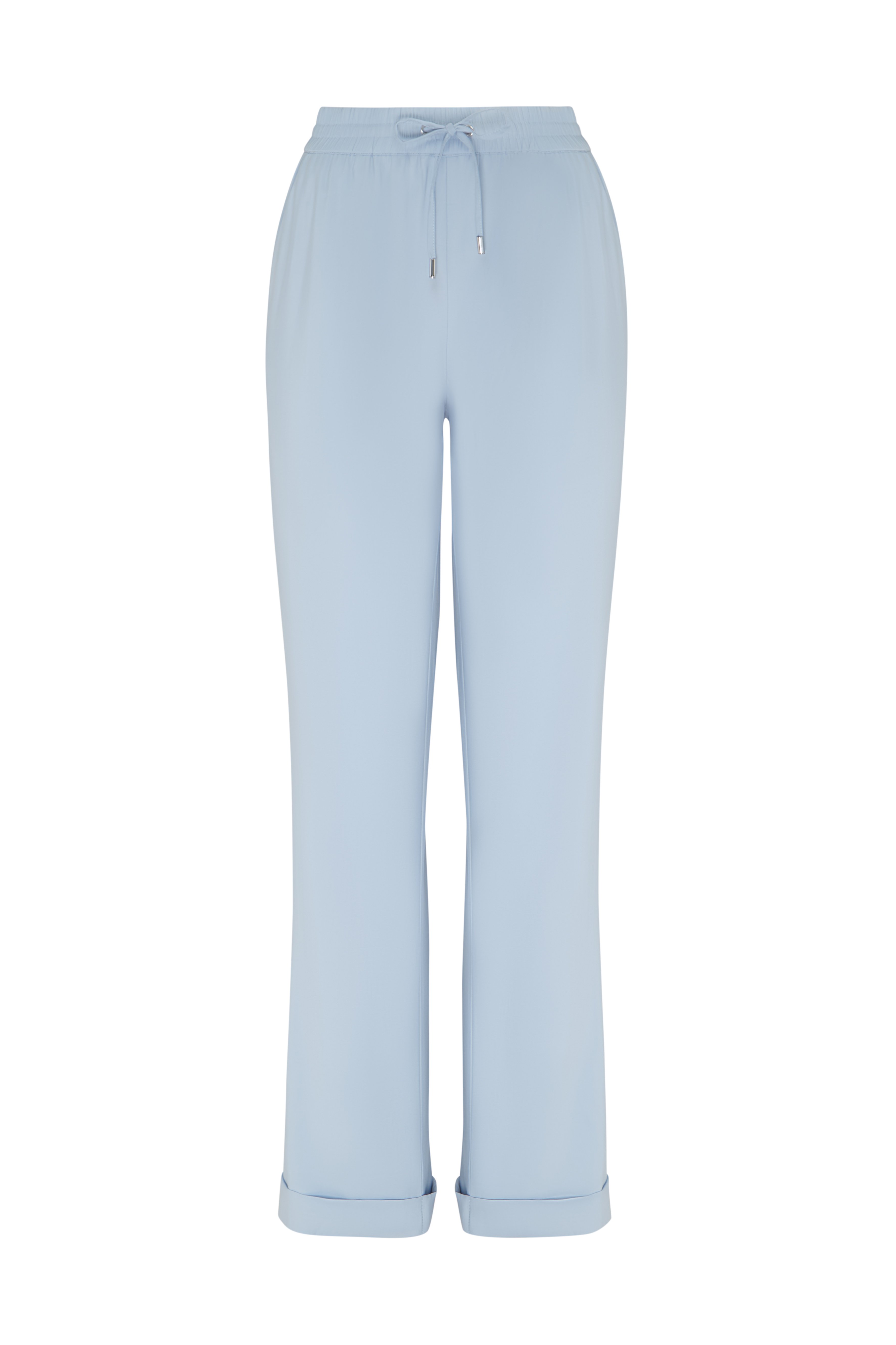 Брюки на резинке в голубом цвете 5