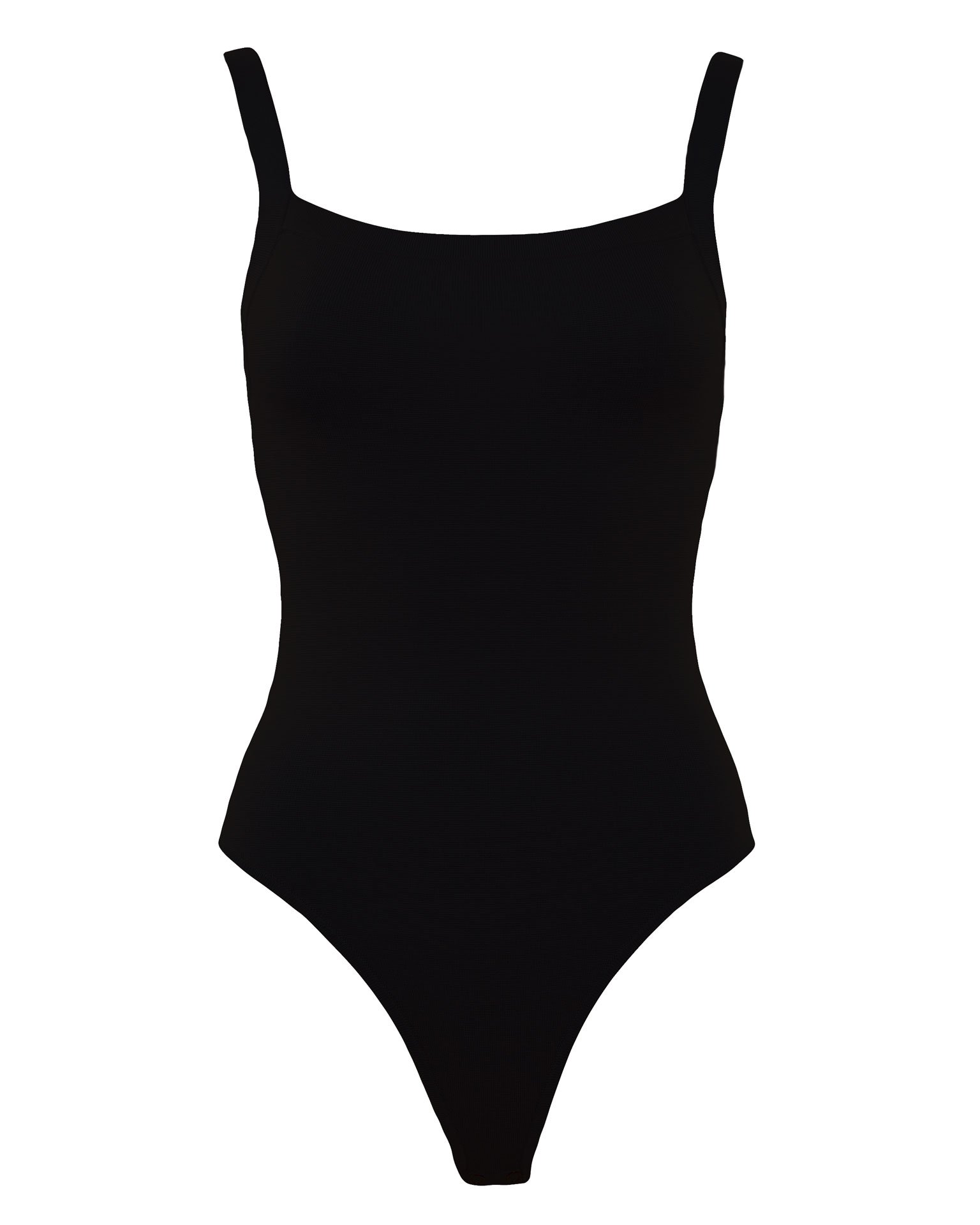 Боди на бретелях в черном цвете 6