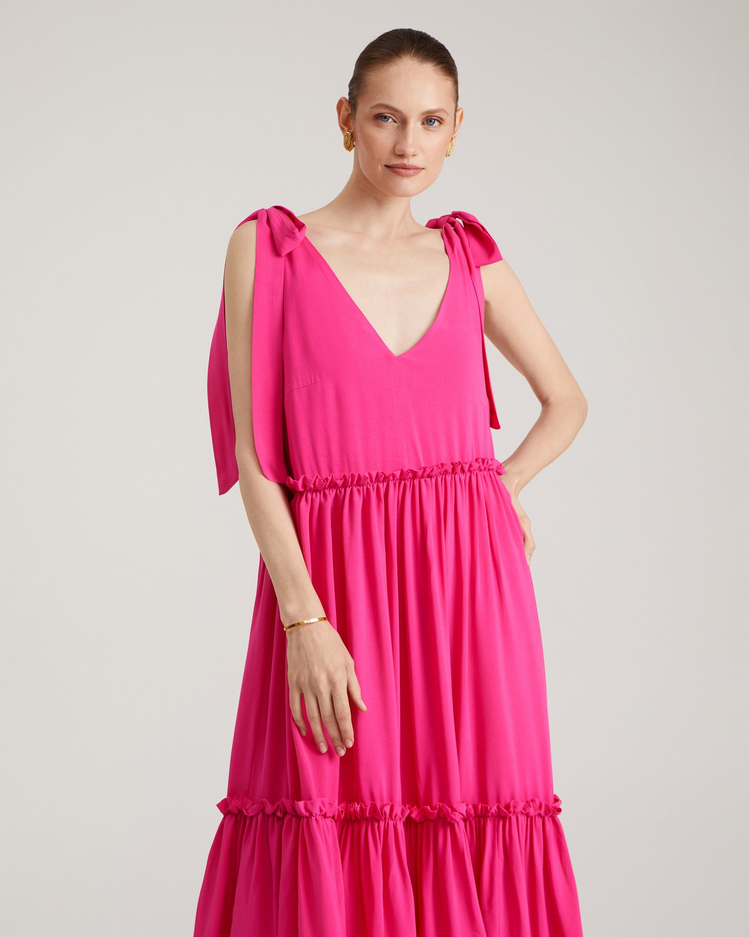 Сарафан фуксия 2