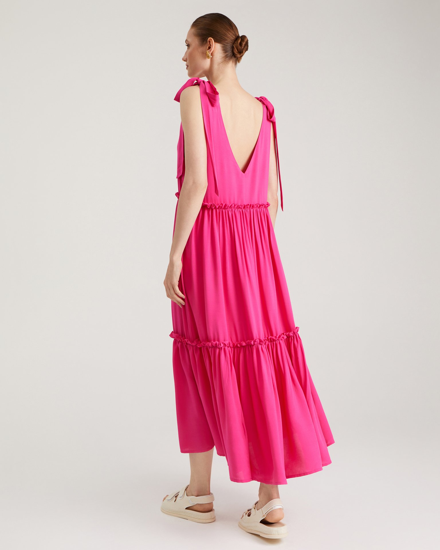 Сарафан фуксия 3