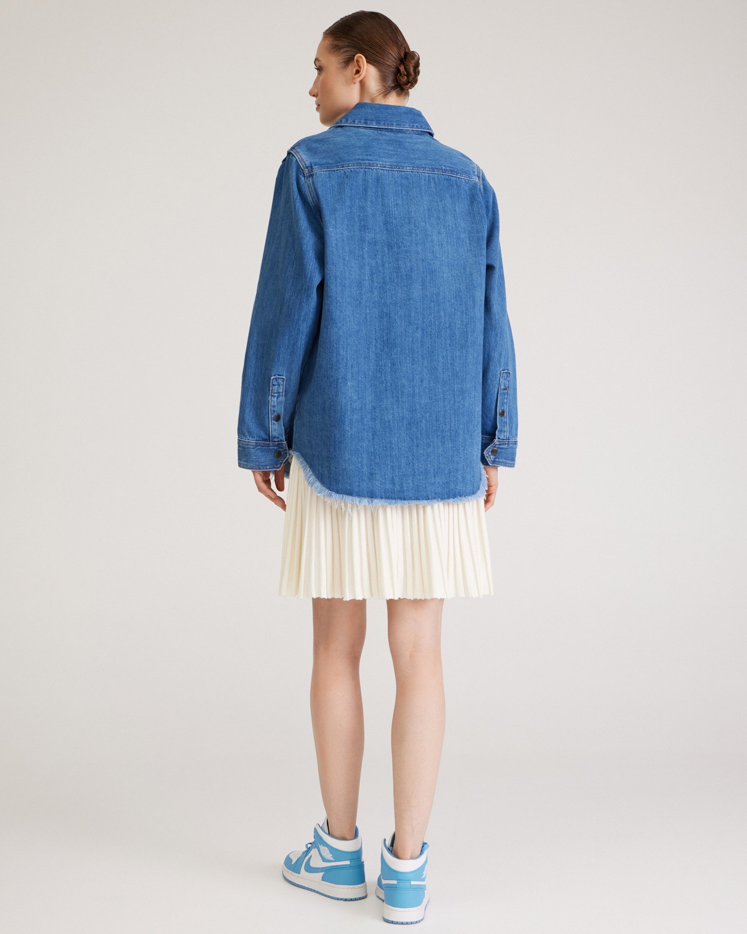 Джинсовая рубашка oversize 3