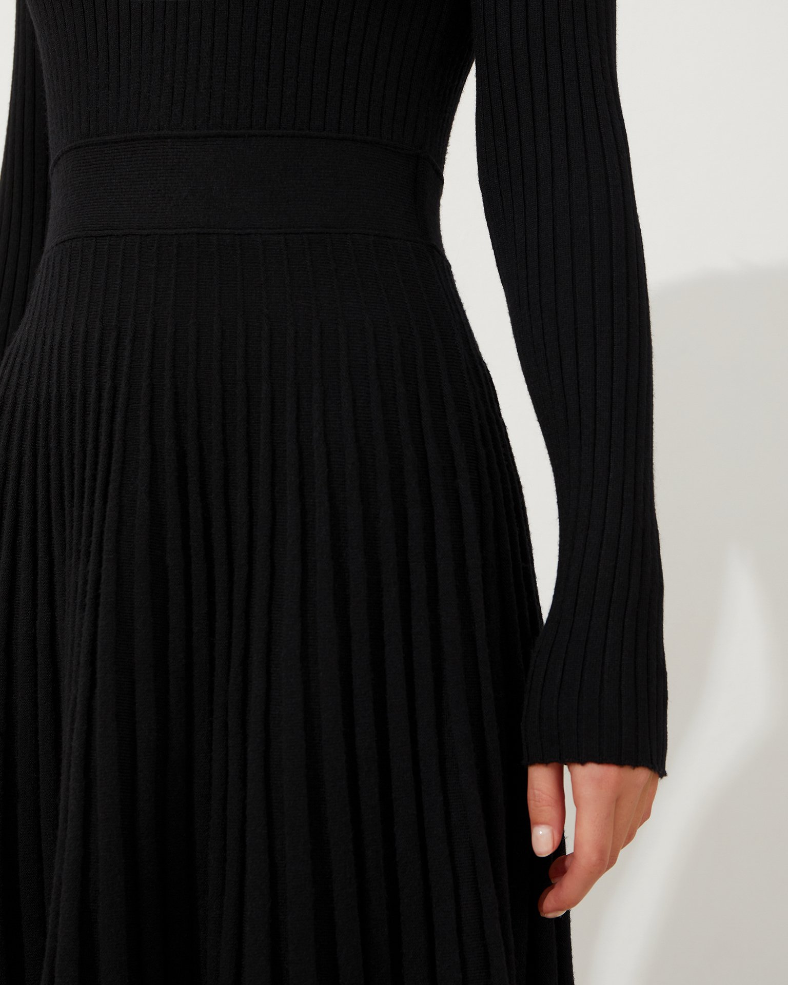 Stand-up Collar Dress 6