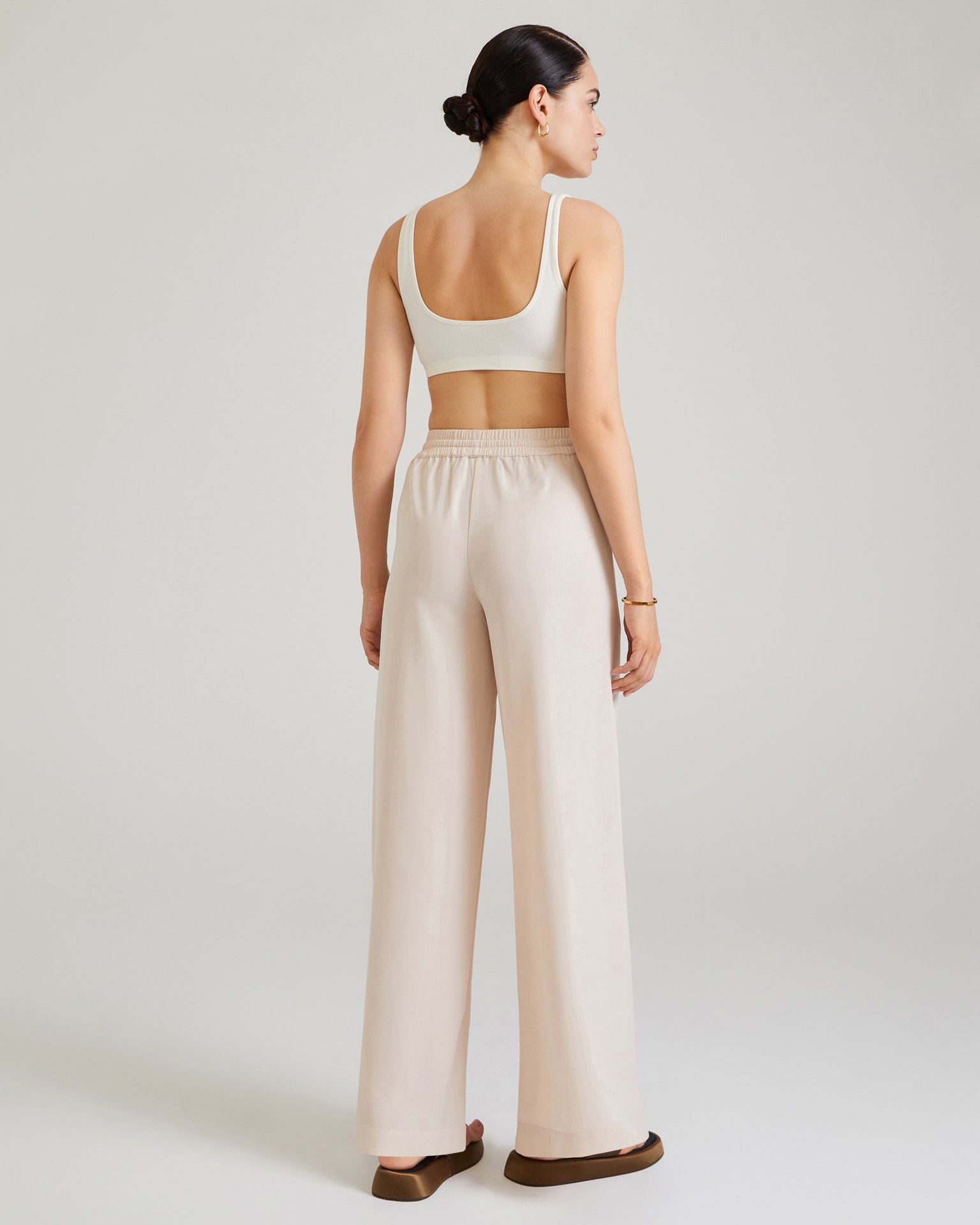 Viscose palazzo trousers 4
