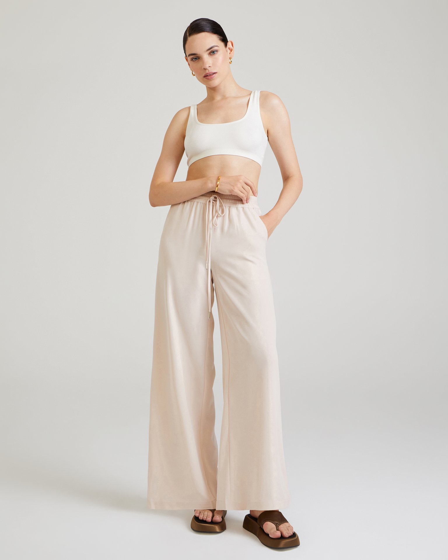 Viscose palazzo trousers 3