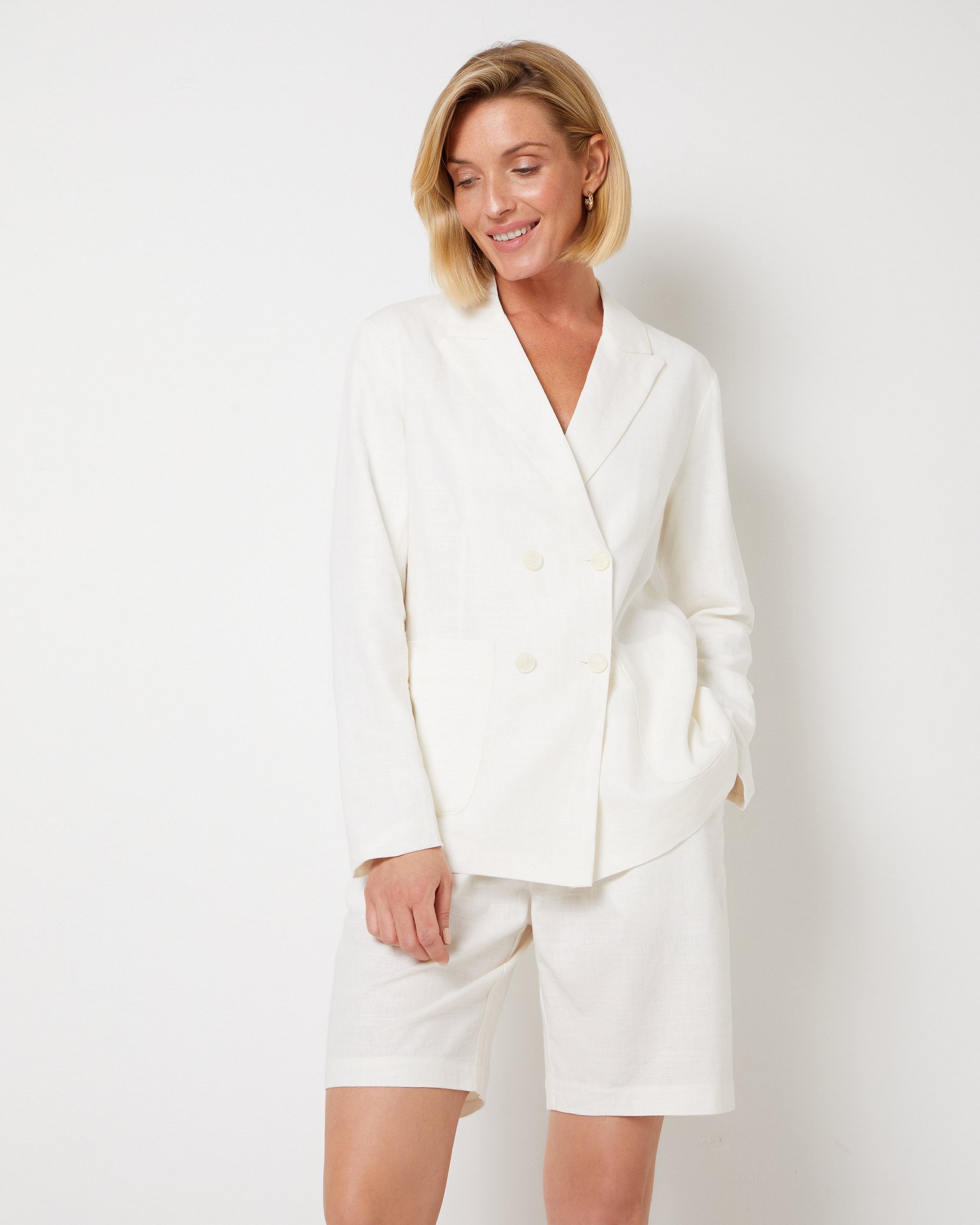 Жакет с накладными карманами 5