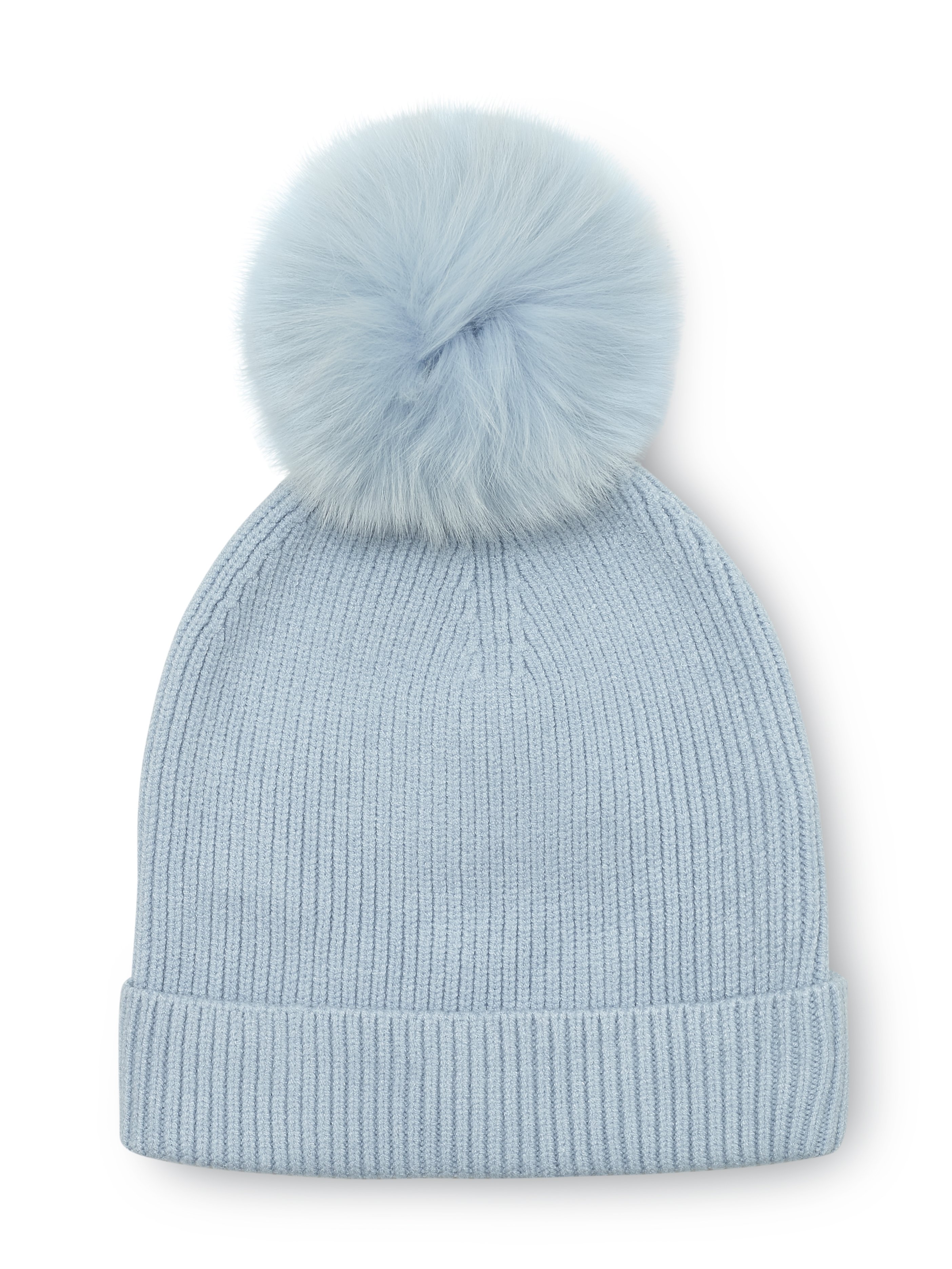 Hat with a tonal pom-pom 1