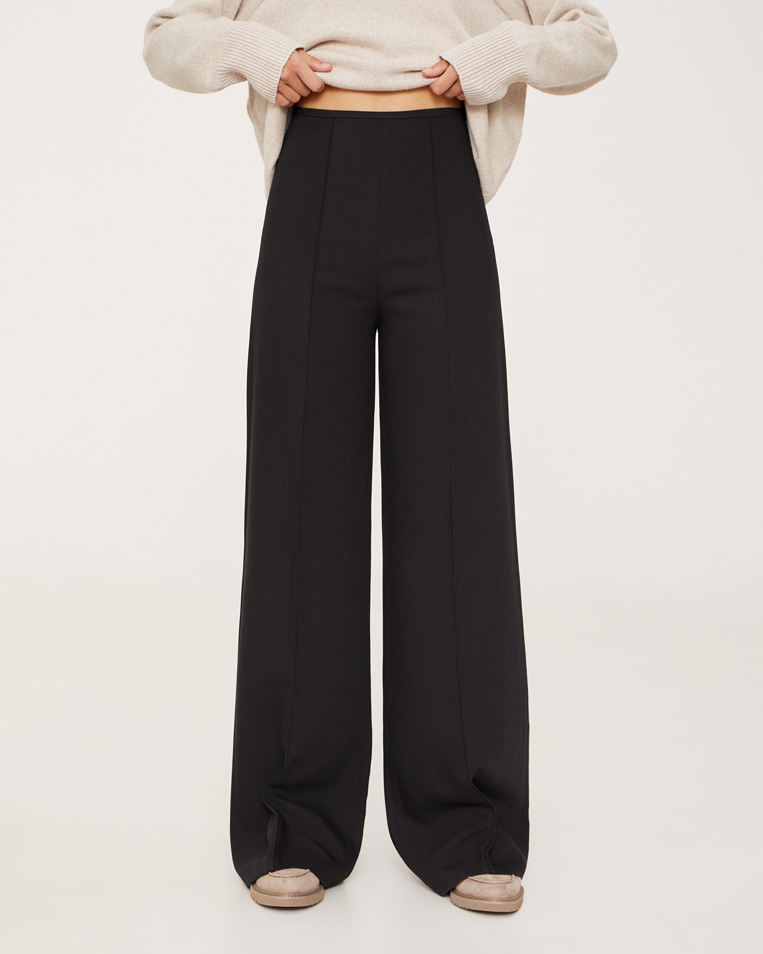 Широкие брюки со стрелками 3