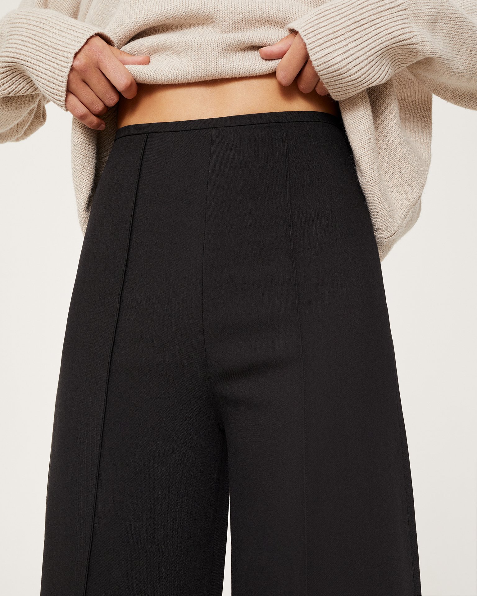 Широкие брюки со стрелками 4