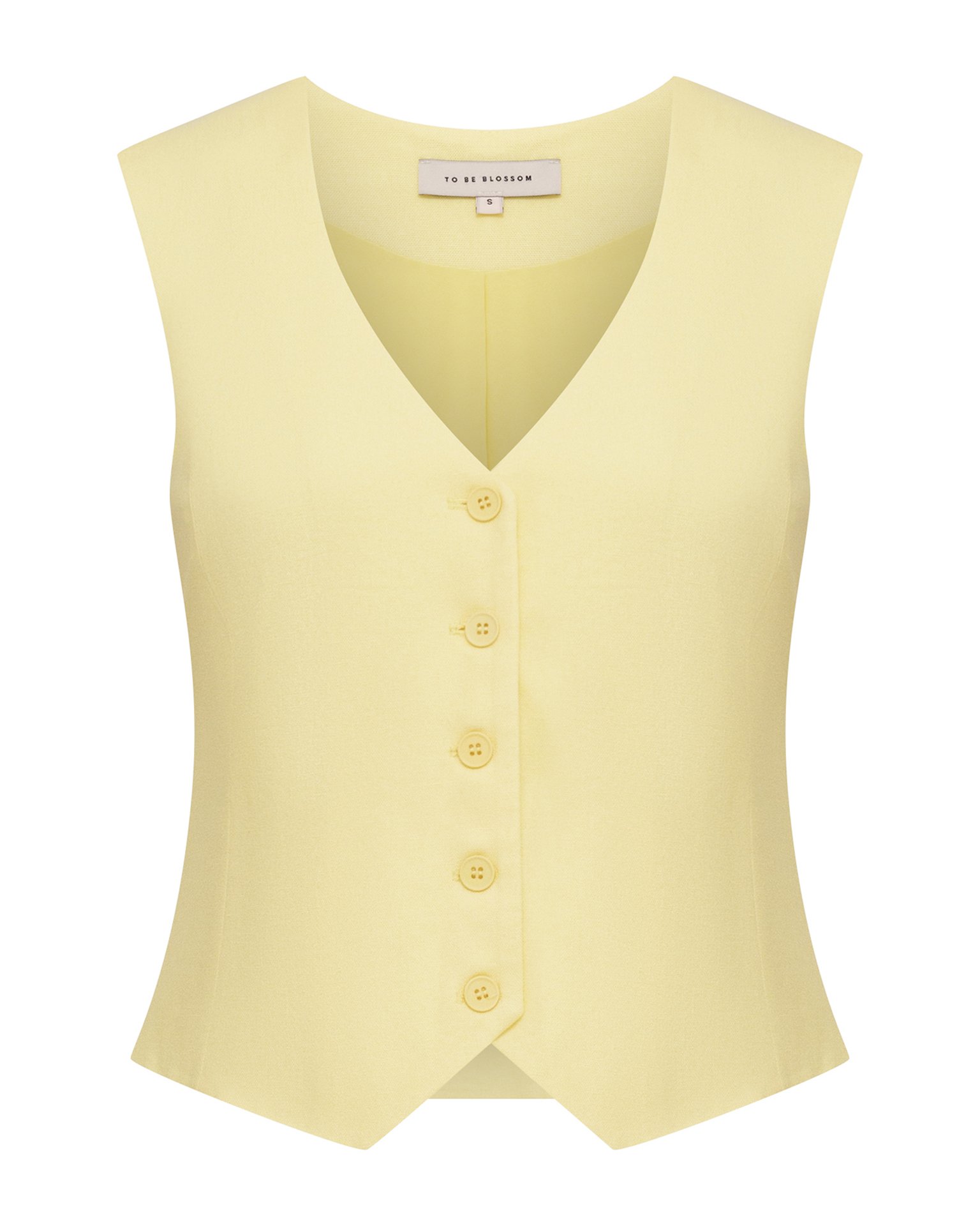 Жилет желтого цвета 7