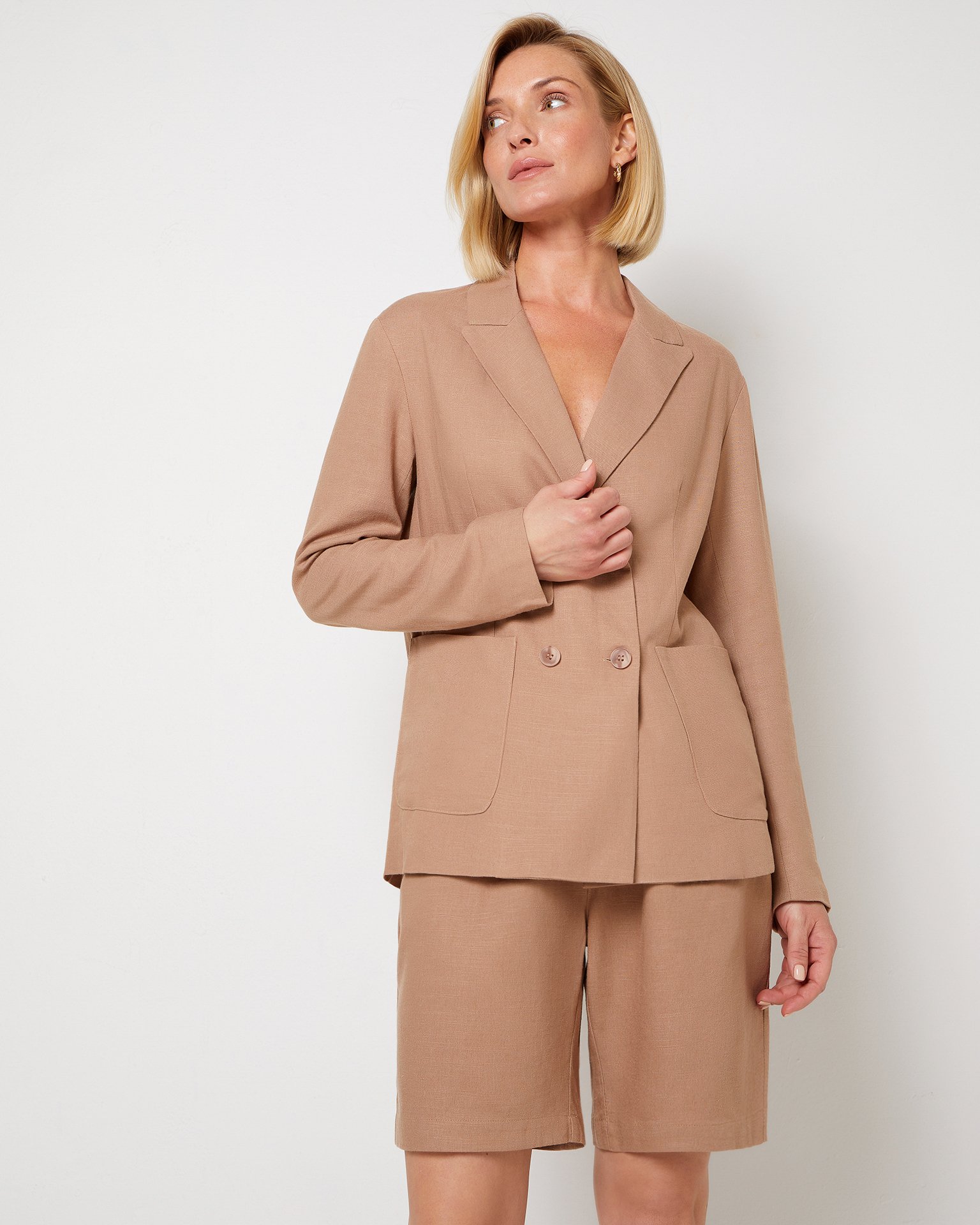 Льняной жакет 5