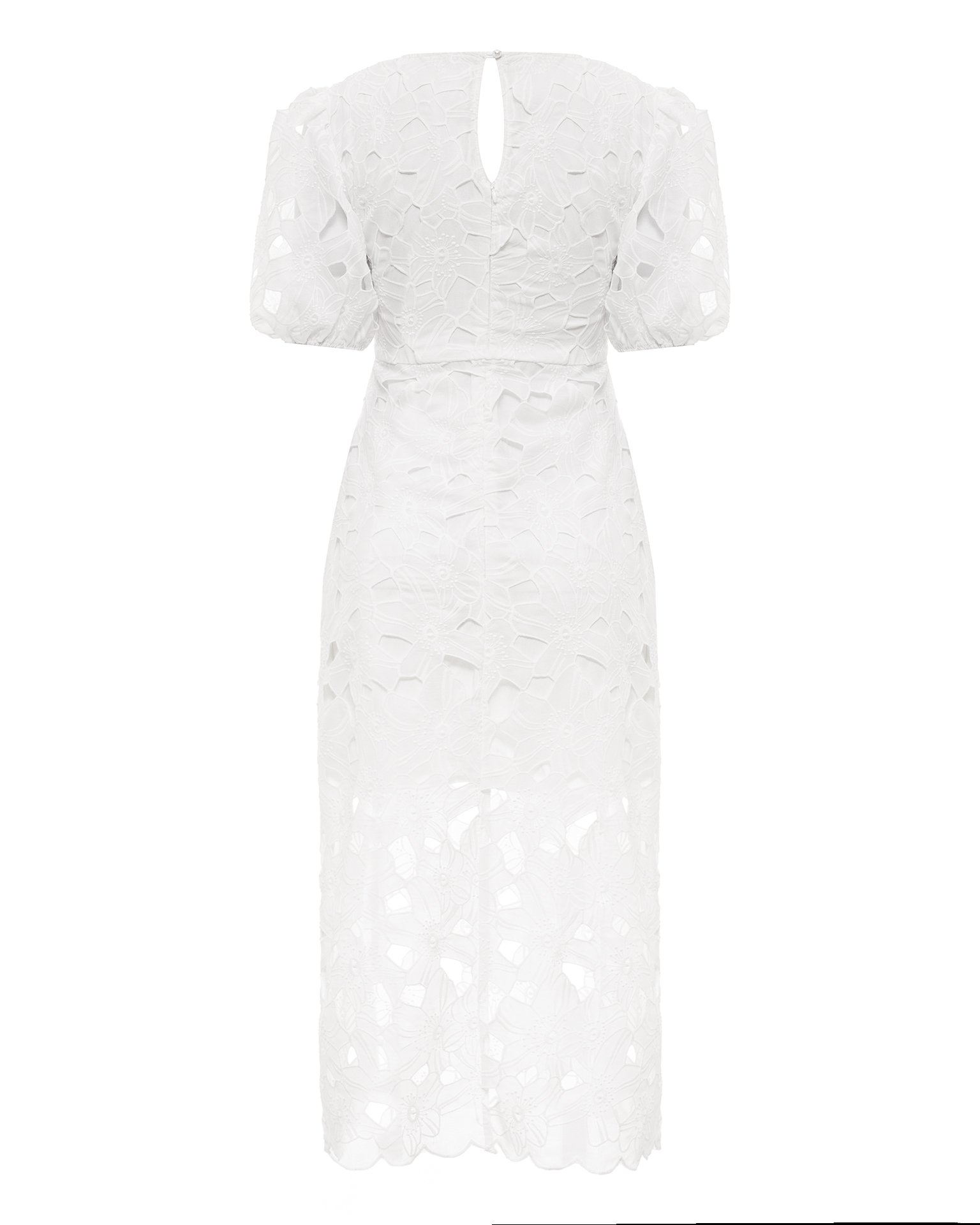 Платье из белого кружева 9