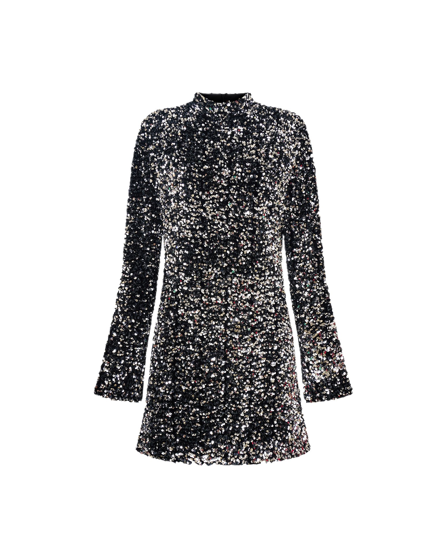 Платье с серебрянными пайетками 10