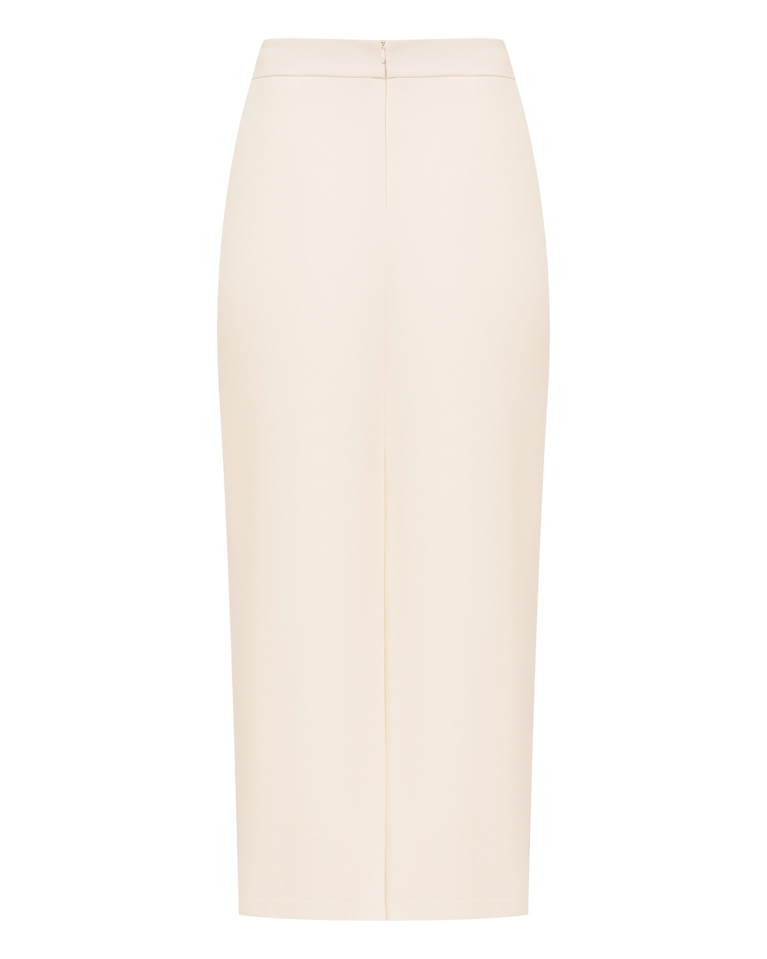 Юбка прямого силуэта в молочном цвете 8