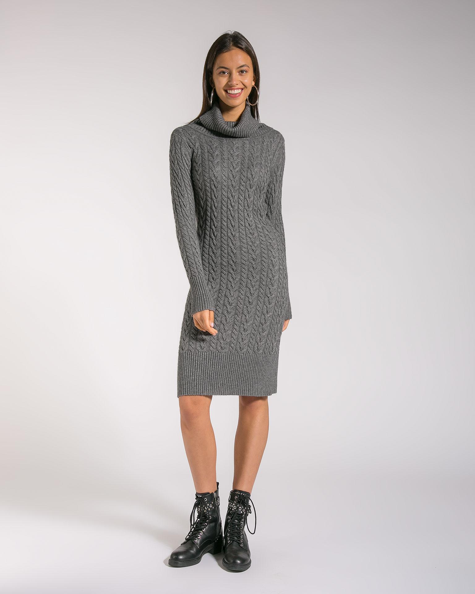 Платье из кашемира с узором 3