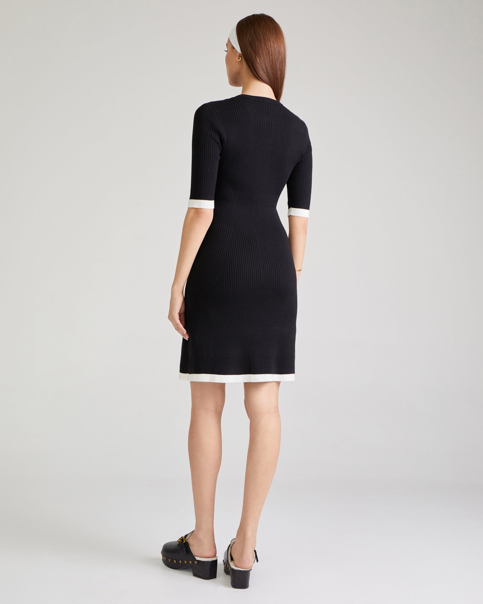Черное короткое платье 3