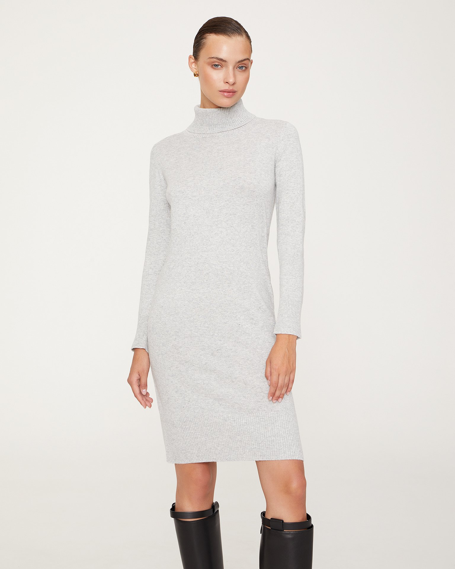 Платье-свитер прямого кроя 2