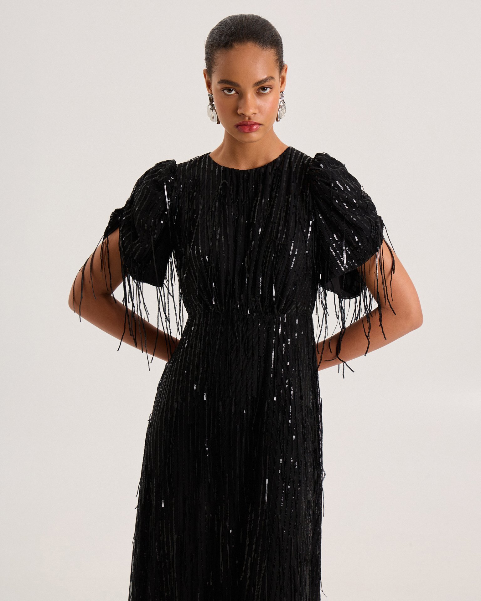 Платье с пайетками 6