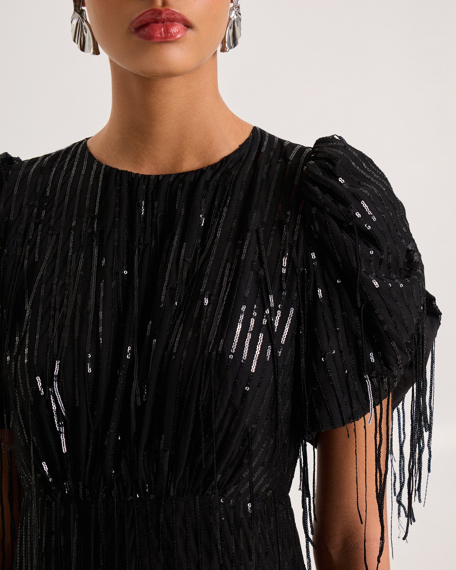 Платье с пайетками 8