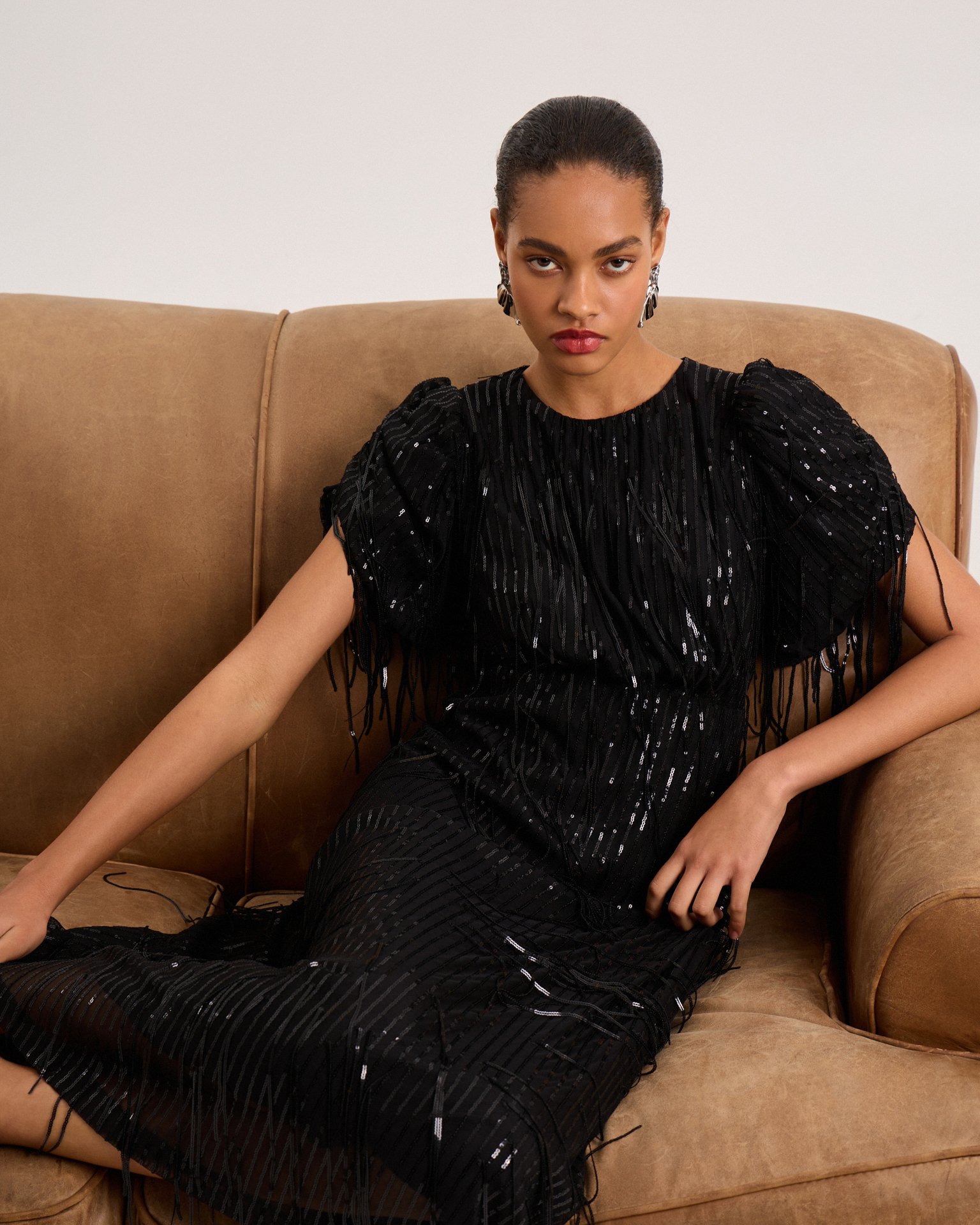 Платье с пайетками 7