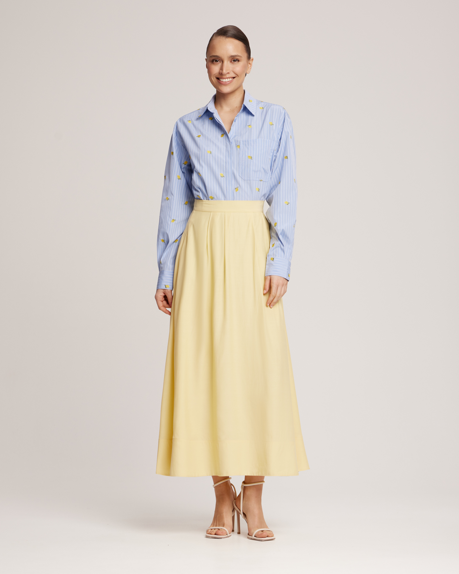 Юбка струящаяся миди 2