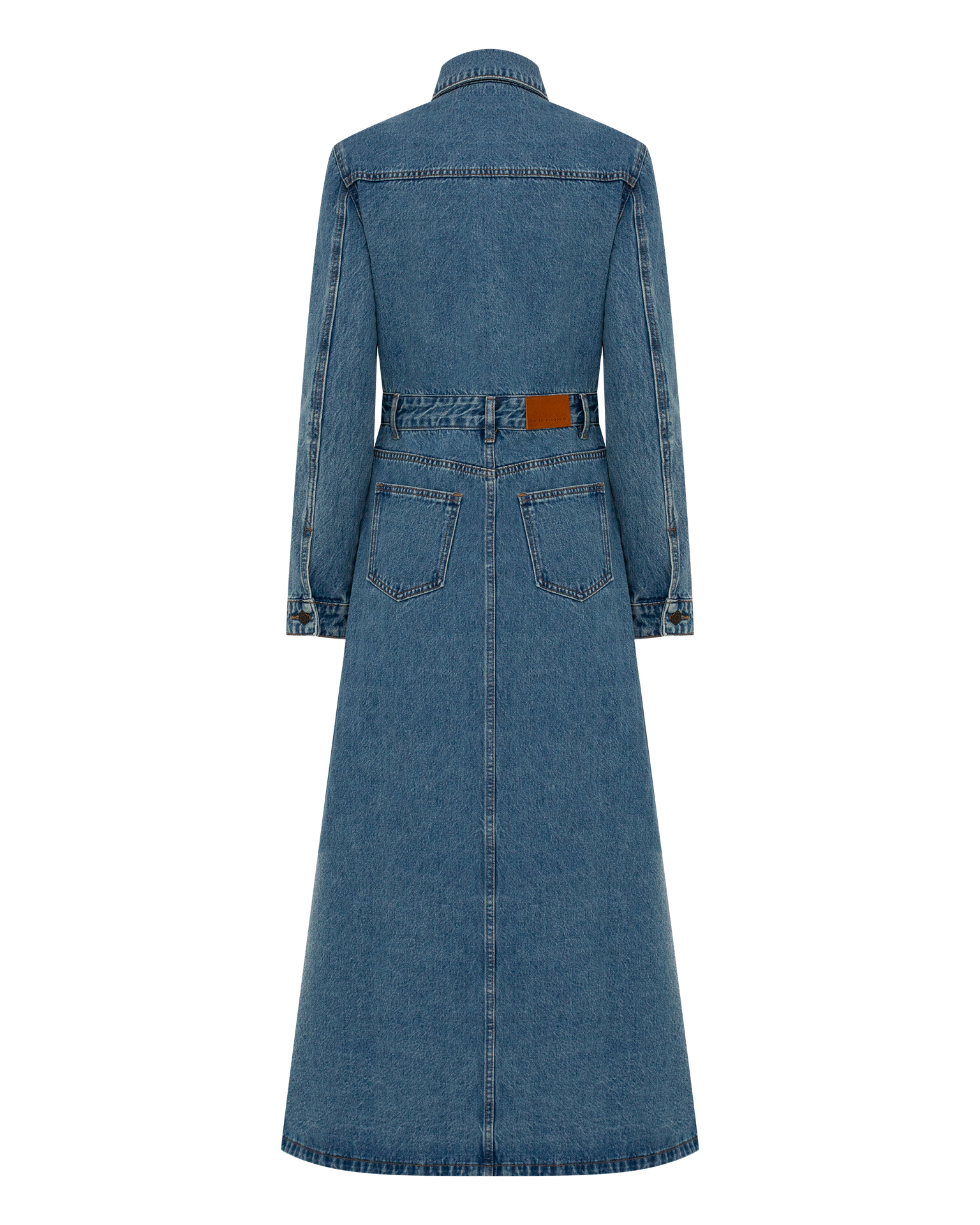 Платье-тренч из денима 2