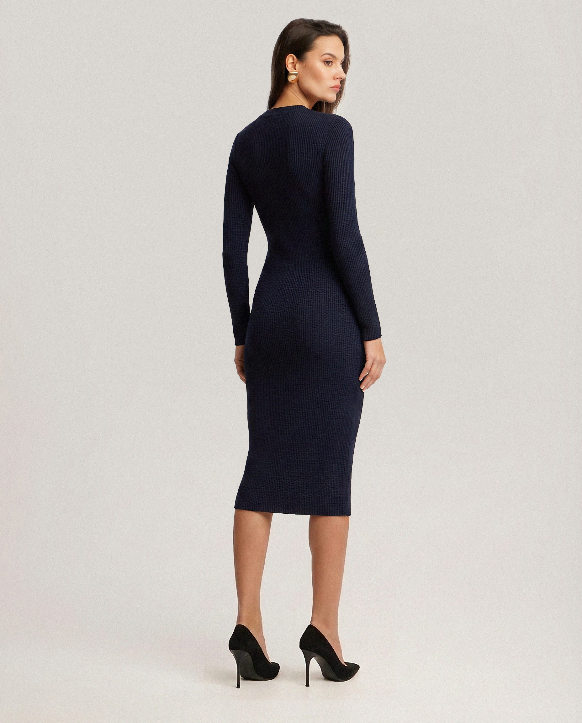 Платье из шерсти мериноса 3