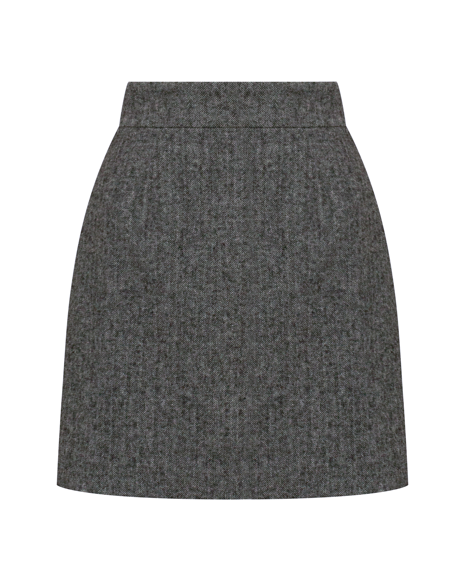 Шерстяная юбка с завышенной талией 9