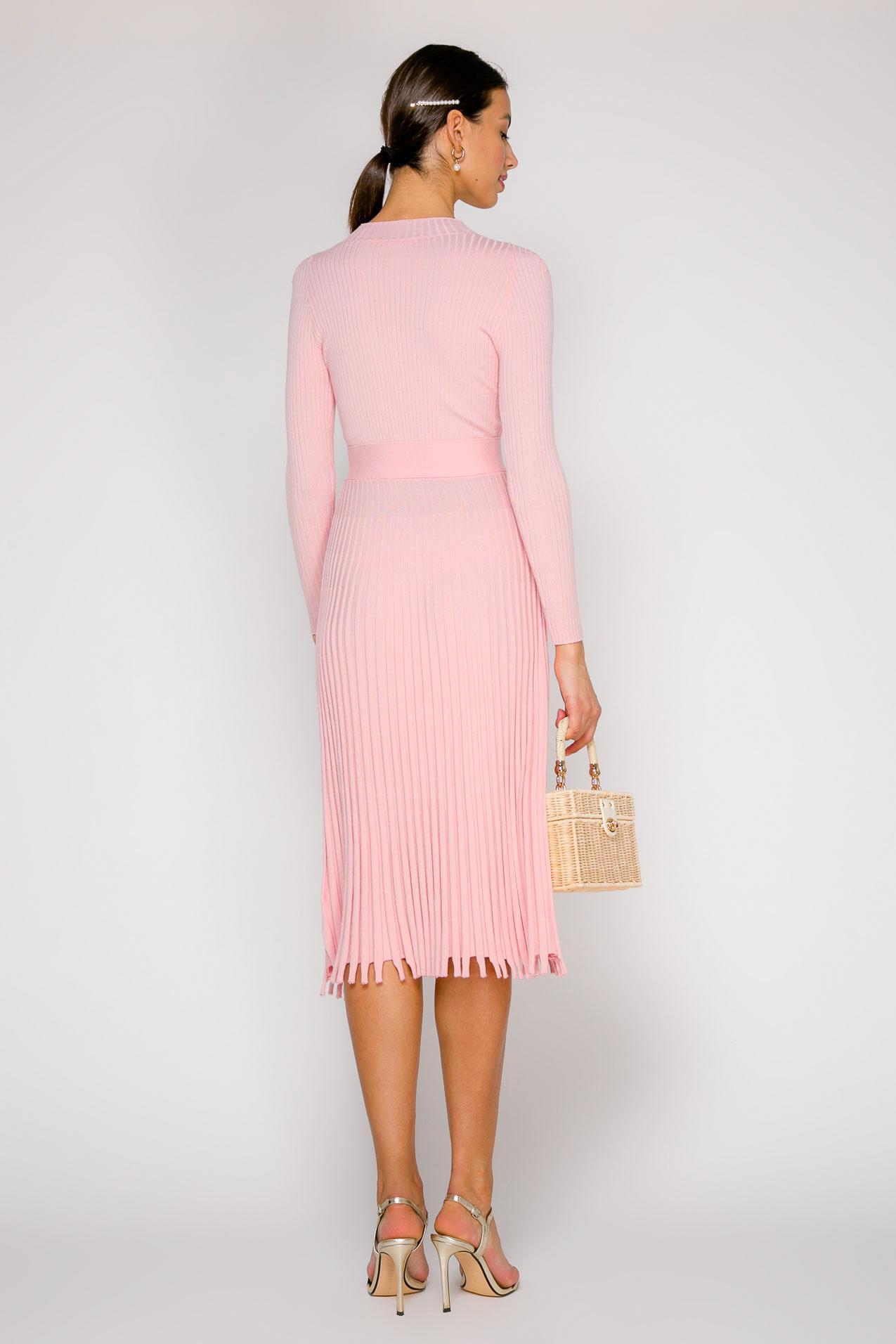 Платье с юбкой-гофре 5