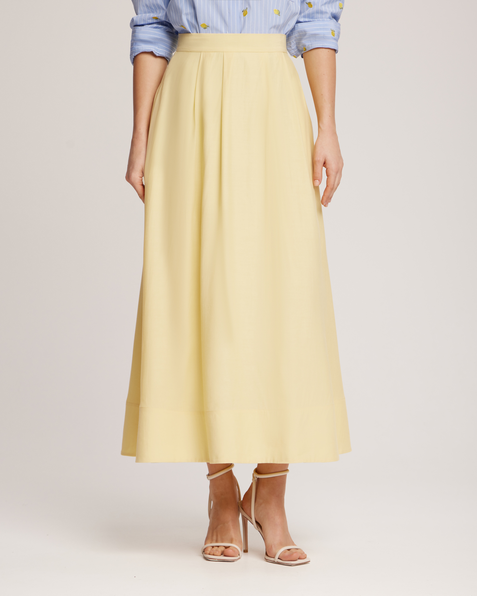 Юбка струящаяся миди 6