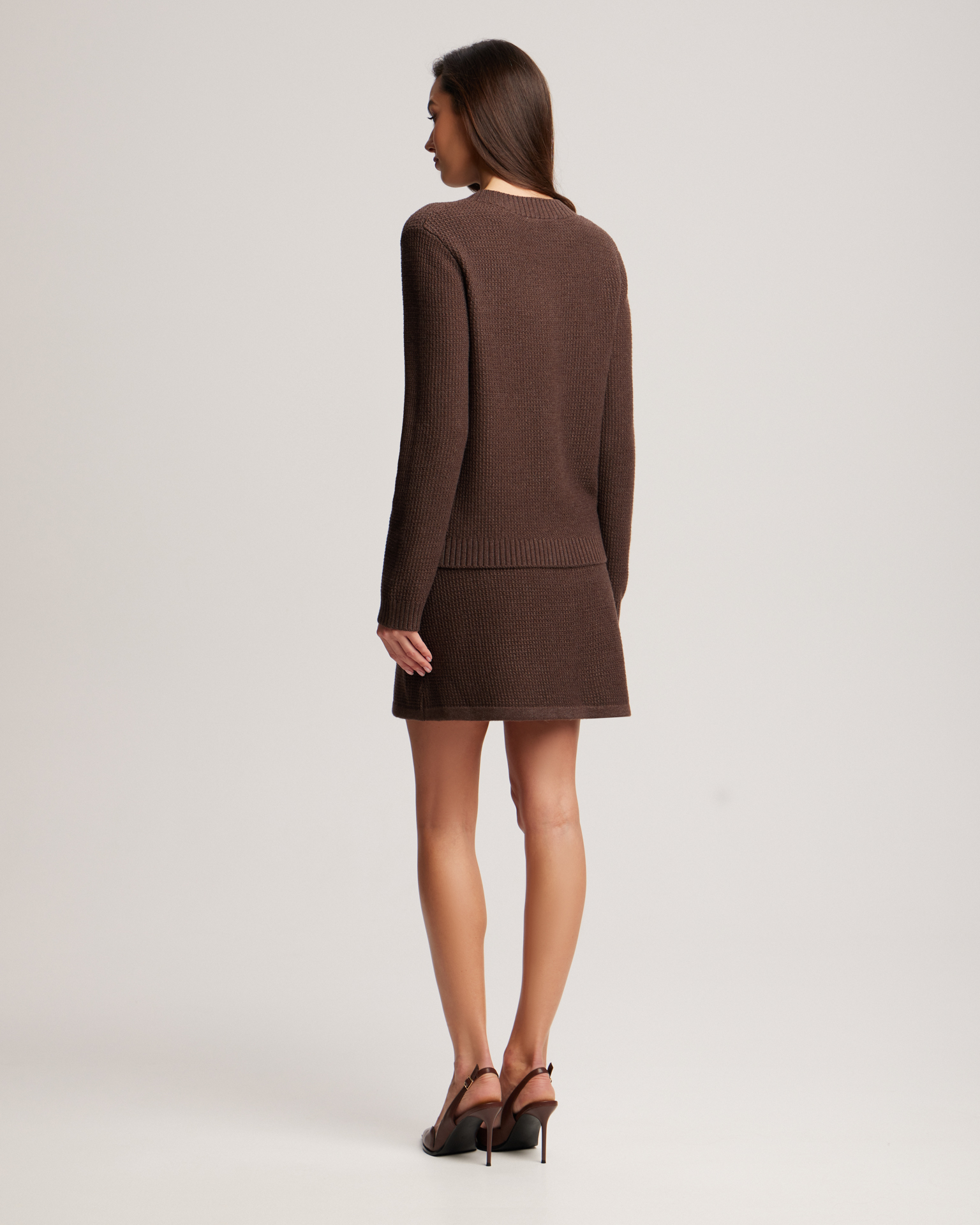 Кардиган фактурной вязки 5