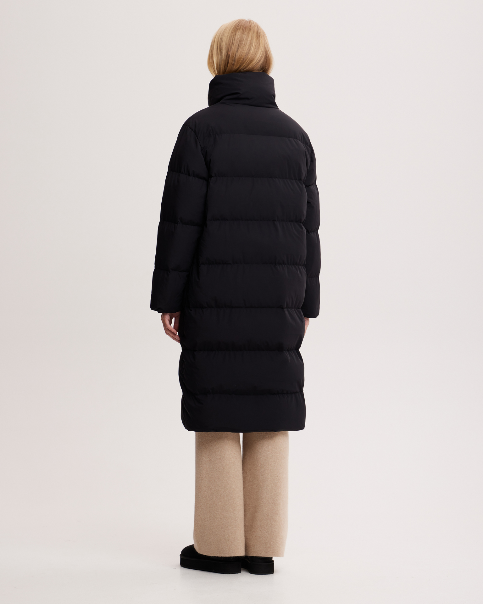 Пуховик с поясом 3