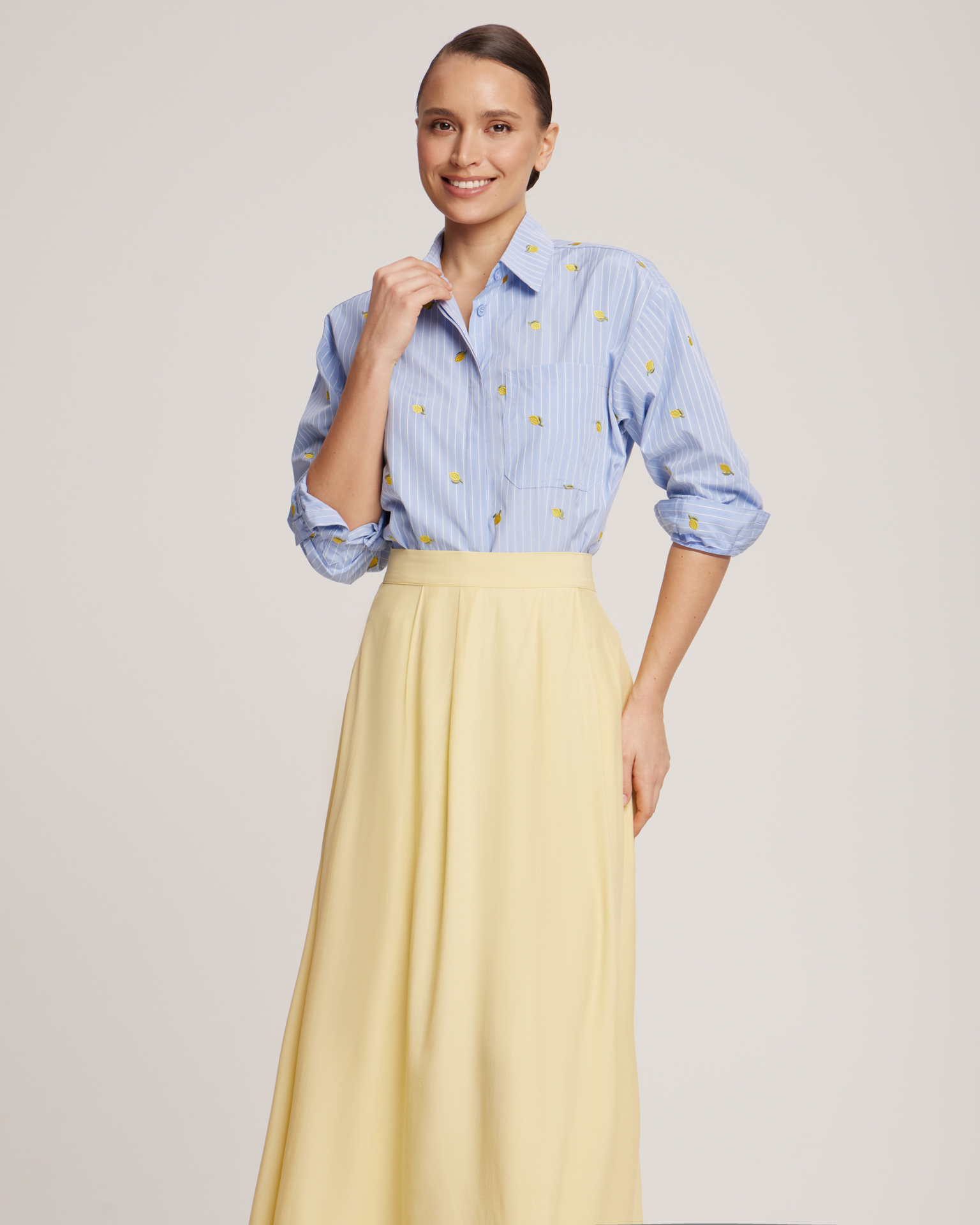 Юбка струящаяся миди 4