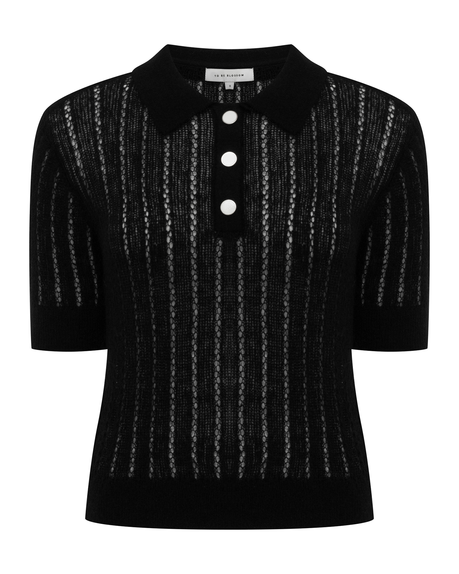 Вязанный джемпер поло 8