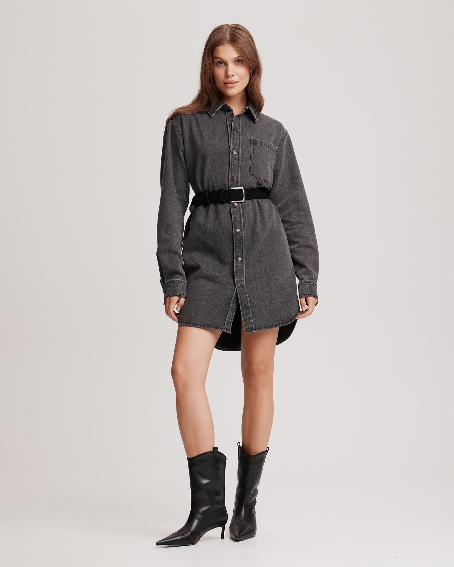 Джинсовое платье 4