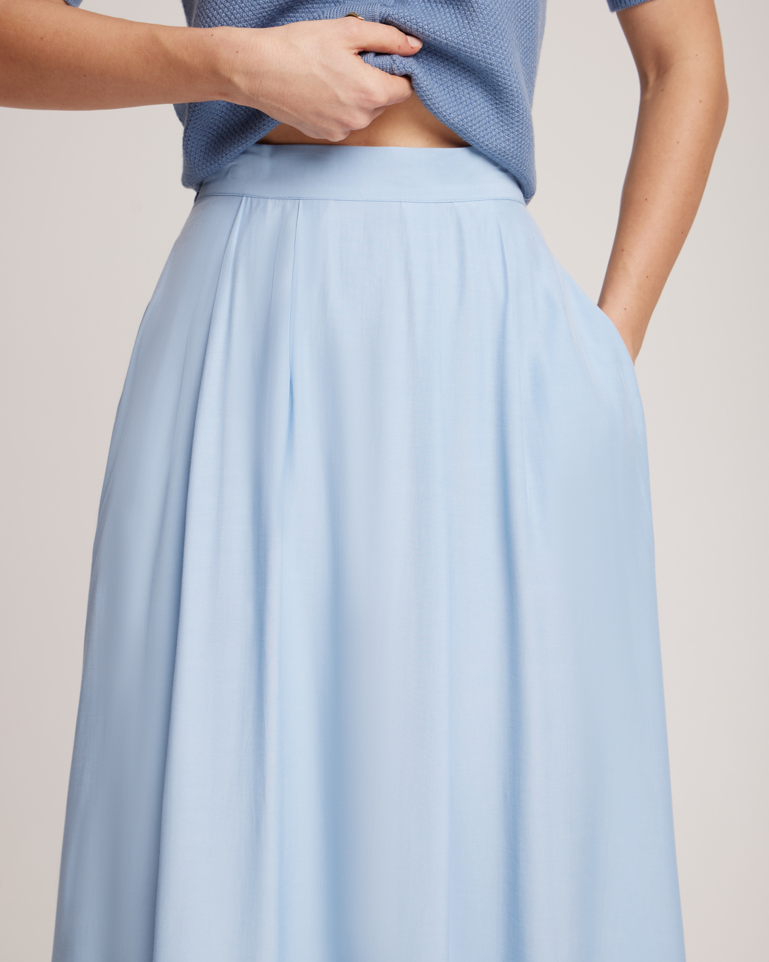 Юбка струящаяся миди 5