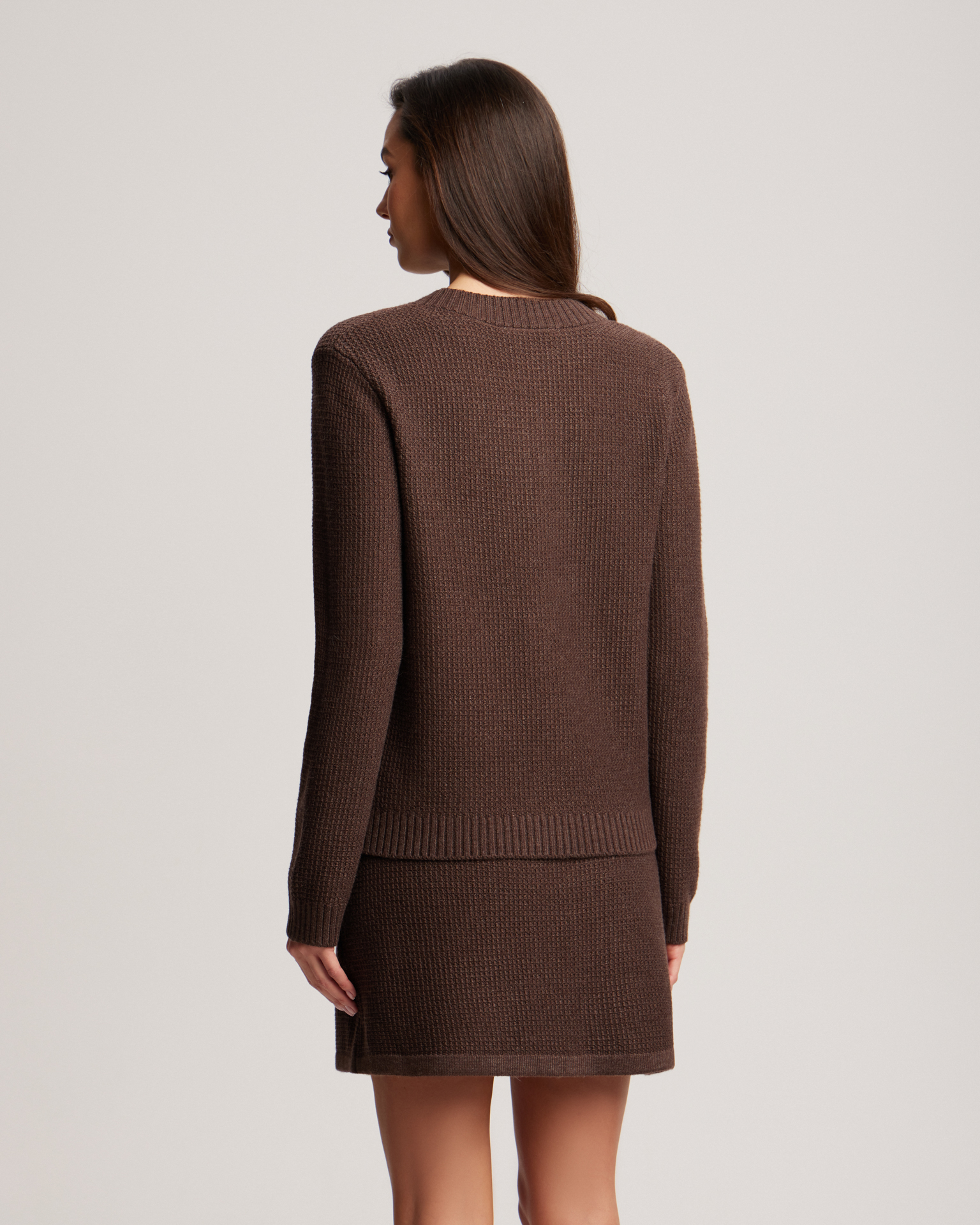 Кардиган фактурной вязки 4