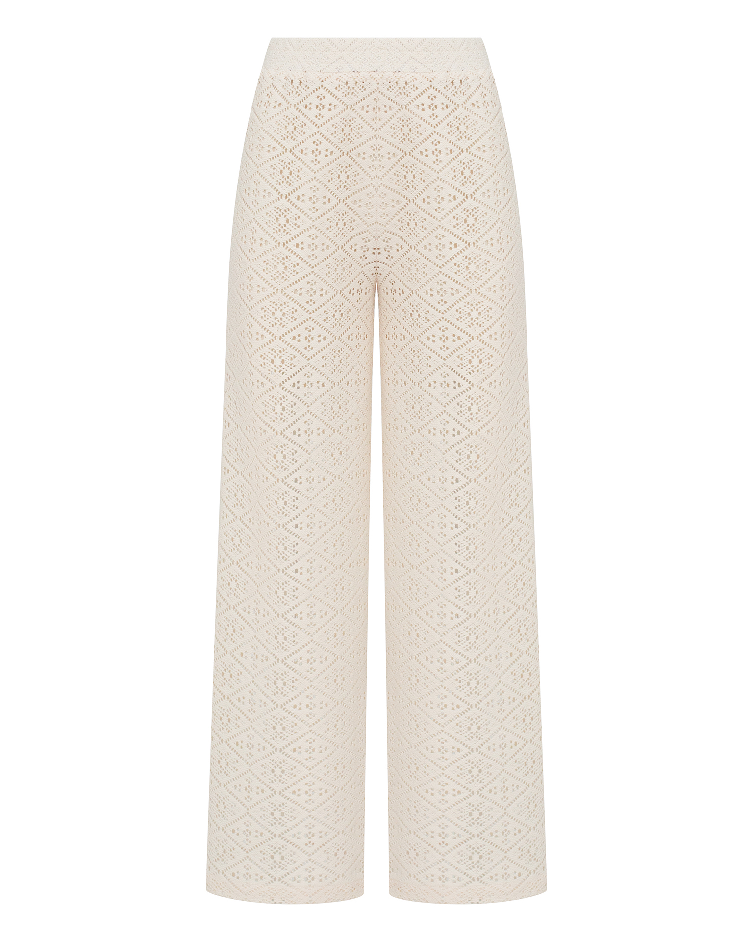 Suit with crochet trousers 10