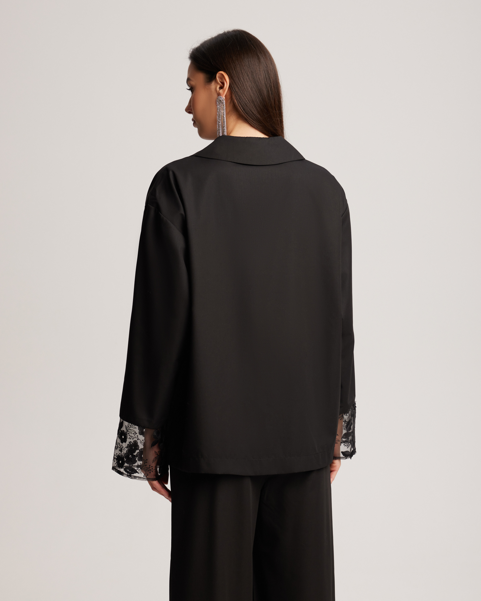 Комплект с кружевными вставками 10