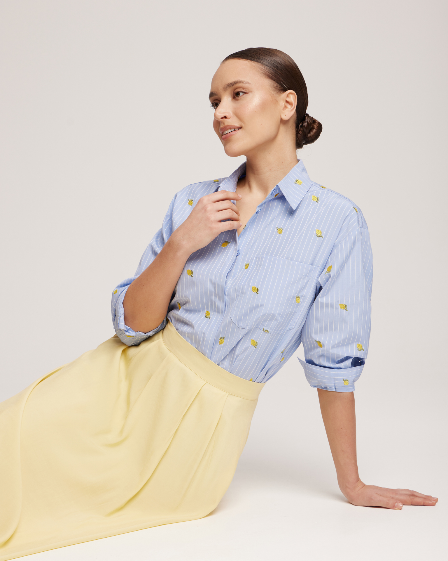 Юбка струящаяся миди 5